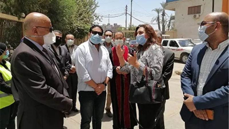 دعم الجيش الأبيض لمواجهة كورونا ببنى سويف..صور