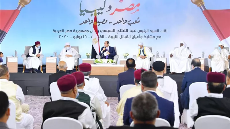 الرئيس السيسي : مستعدون لاستقبال أبناء الشعب الليبي بالكليات العسكرية المصرية وتدريبهم لبناء جيش وطني
