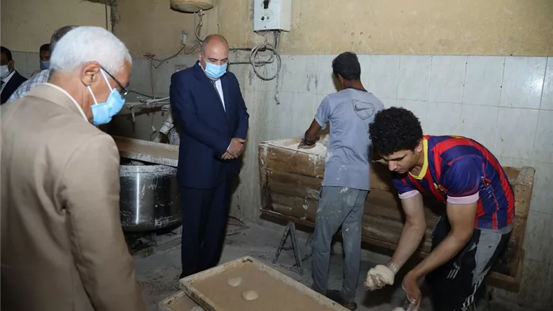 محافظ قنا يتفقد عددا من المخابز و الاسواق بالوقف