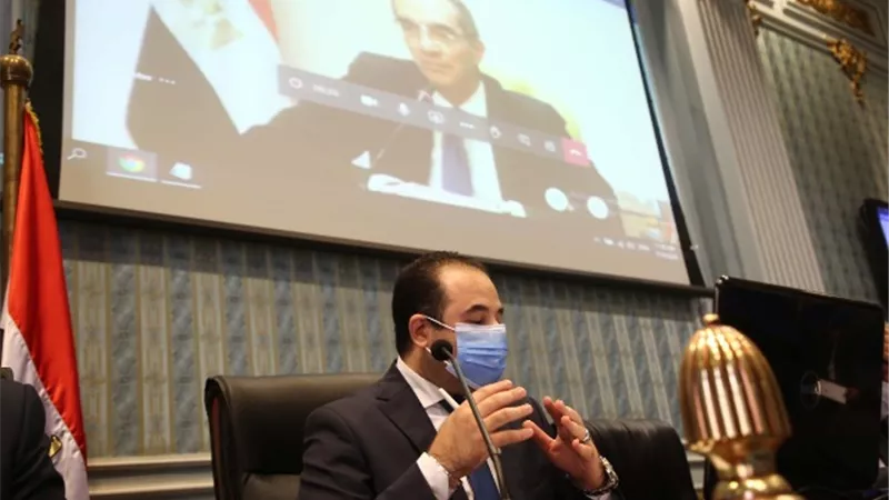 مصر الرقمية في أول اجتماع بالفيديو كونفرانس داخل اتصالات البرلمان بحضور المسئولين