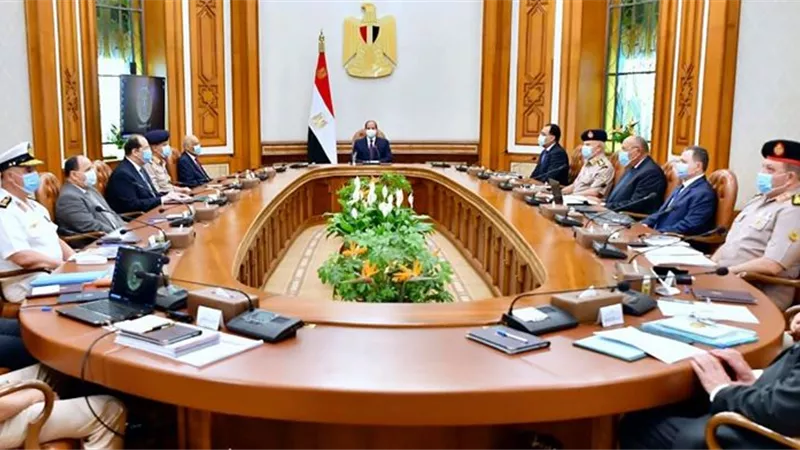السيسي يترأس اجتماع مجلس الدفاع الوطني