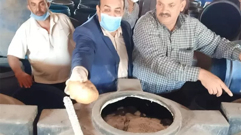ضبط ١٨ طن مخلل فاسد ببنى عبيد بالدقهلية