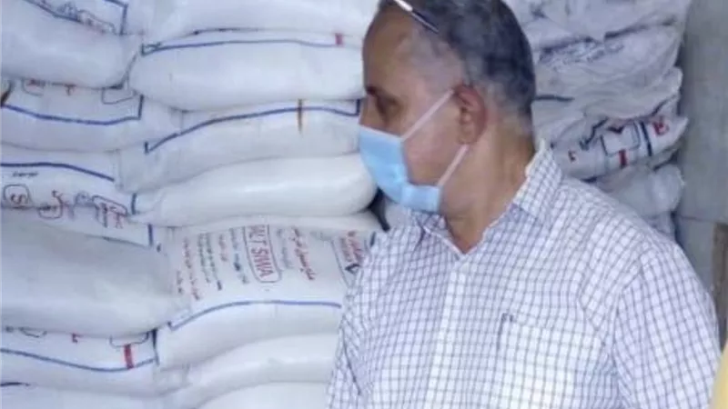 ضبط 11 طن ملح طعام في حملة تموينية بالغربية