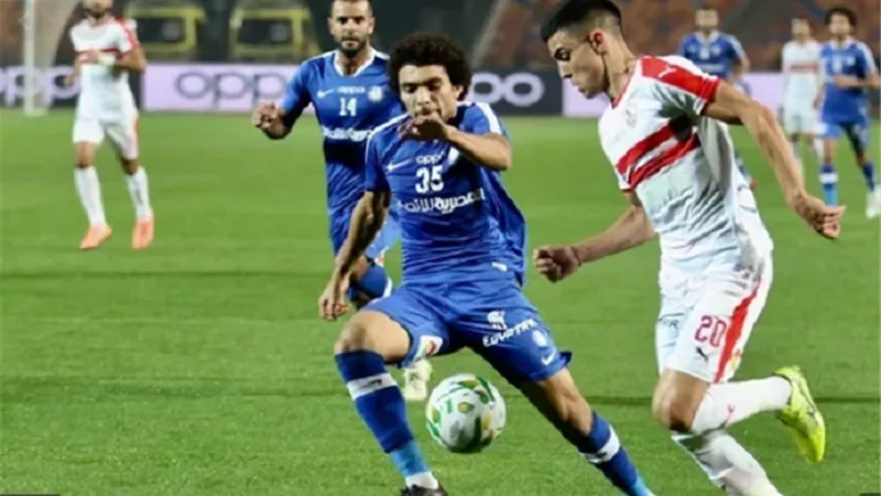 الزمالك يتقدم على سموحة فى الشوط الأول بخماسية نظيفة