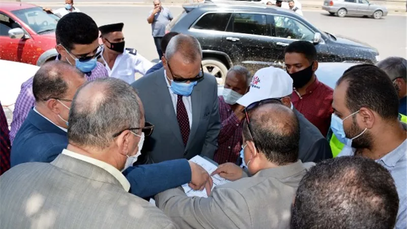 الهجان: إنهاء تسرب المياه بنفق المؤسسة ودفع الأعمال فى كوبرى كفرشبين.. بالصور