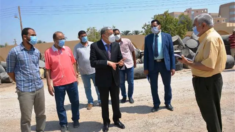 تطوير وحدة الرصف بالمنيا وتعظيم امكانياتها