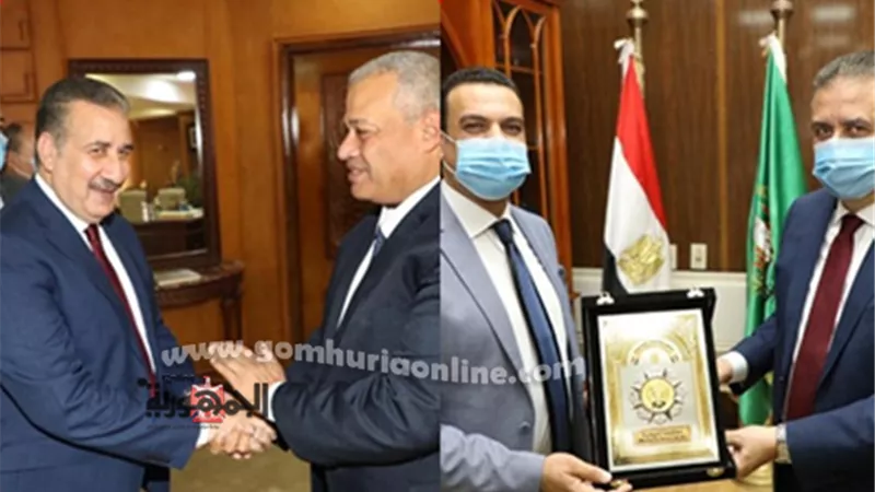 أبو ليمون يهنئ مدير أمن المنوفية الجديد .. ويكرم مدير الأمن الوطنى السابق