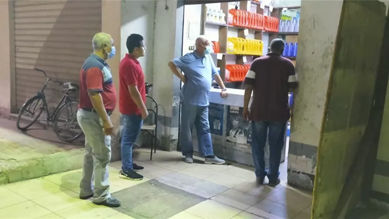 غلق مطعم شهير بكورنيش النيل ببنى سويف