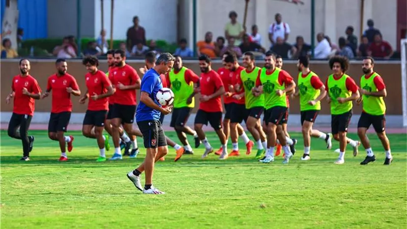 فى حضور الخطيب.. مران قوى للاعبى الأهلى