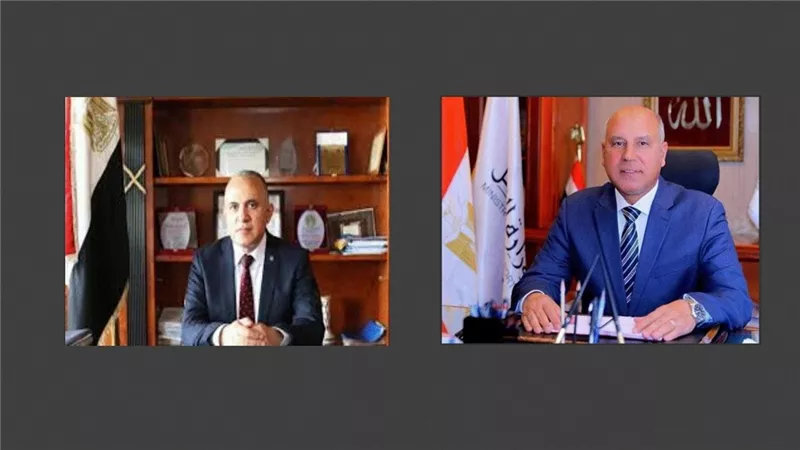 وزيرا النقل والري يبحثان المشروعات المشتركة في الطرق والكباري والملاحة النهرية