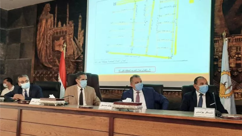 محافظ الغربية يستقبل خالد صديق مدير تطوير العشوائيات لمتابعة الاعمال بقيمة 411 مليون جنيه