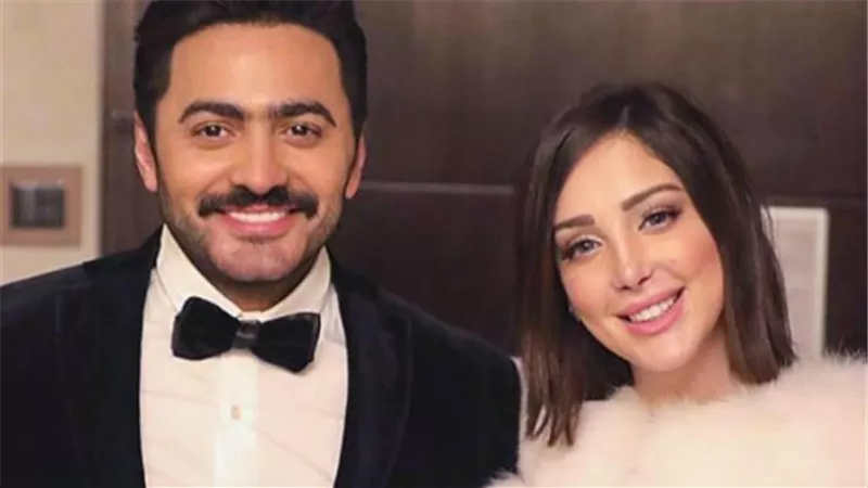 زوجة تامر حسنى تحرر محضرأ ضد جارها بسبب تعرض كلبها 