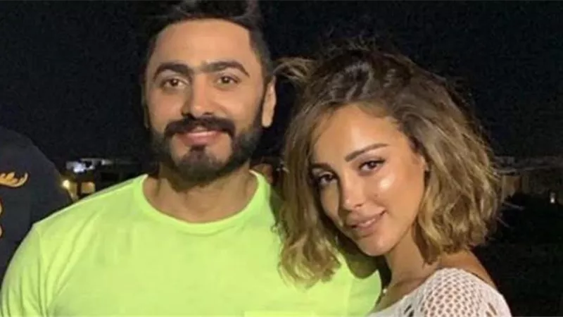محامى أسرة تامر حسنى يكشف تفاصيل بلاغ بسمة بوسيل ضد جارها