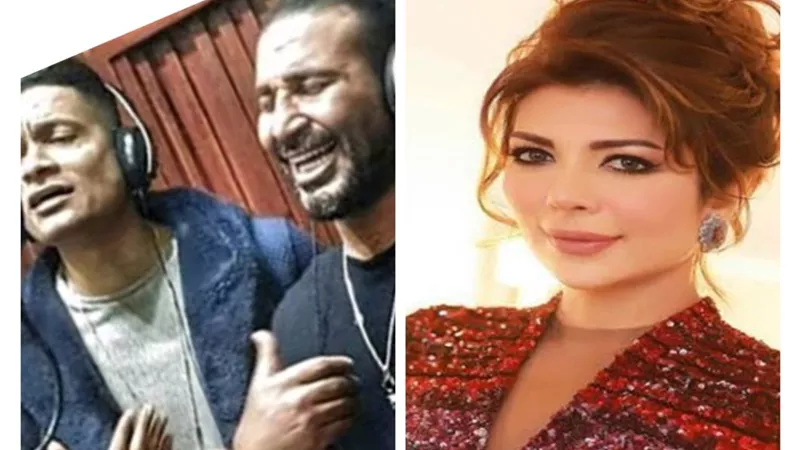 عزومة فى منزل اصالة لاحمد سعد وحسن شاكوش