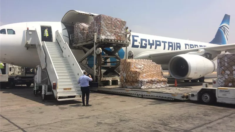 مصرللطيران للشحن الجوي تسير رحلة منتظمة أسبوعيا الي نيويورك