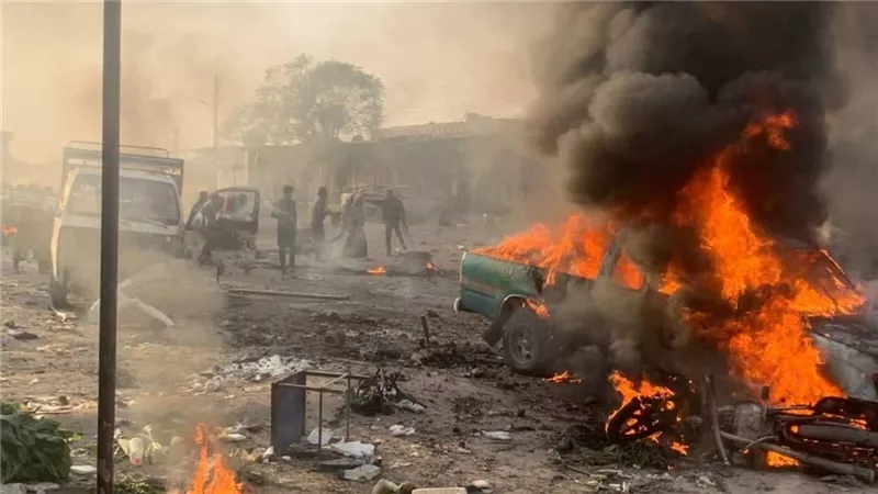 مصرع 5 أشخاص فى انفجار سيارة مفخخة في مدينة رأس العين