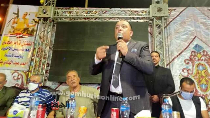 احمد عبد الهادي بكير يعلن ترشحه للإنتخابات البرلمانية القادمة في أكبر مؤتمر جماهيري حاشد بشبرا الخيمة