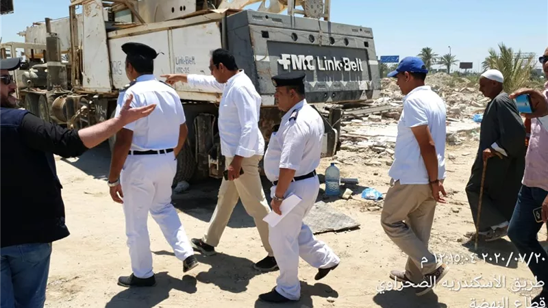 رئيس الجهاز: إزالة التعديات على مساحة ٦٠٨٠٠م2 بالمنطقة 