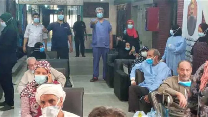 تعافى وخروج 14 حالة جديدة مصابة بكورونا من مستشفى قنا العام