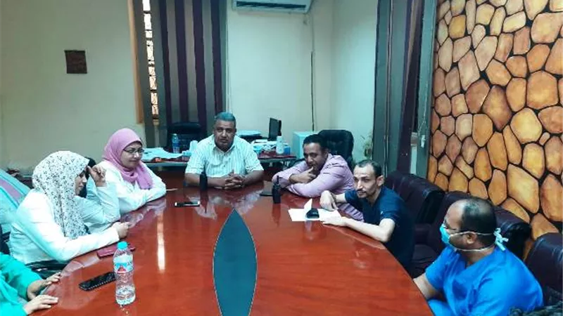 مستشفى الأقصر العام يستعد للتأمين الصحى الشامل.. بالصور