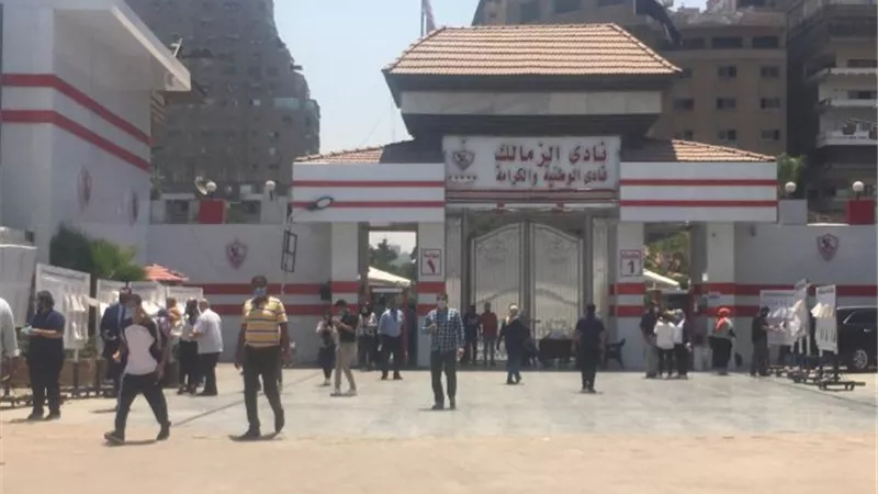 توافد أعضاء الزمالك للمشاركة فى الجمعية العمومية مازال مستمراَ
