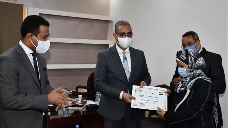 تكريم النماذج المتميزة بمديرية الطب البيطري بالفيوم