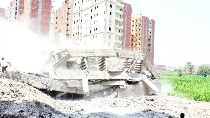 في الموجة ١٦ بالشرقية: ازالة ٢٢ حالة تعدي واسترداد ١٥ فدانا