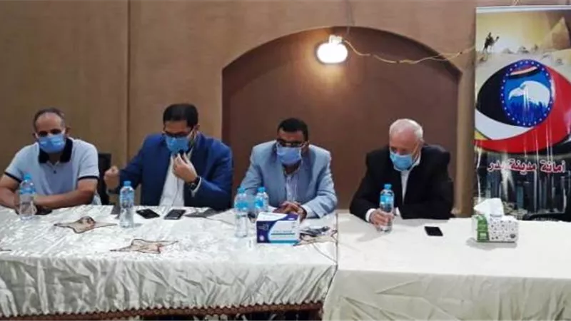 مستقبل وطن بدر ايد واحدة لدعم قائمة مرشحى الحزب لمجلس الشيوخ.. بالفيديو
