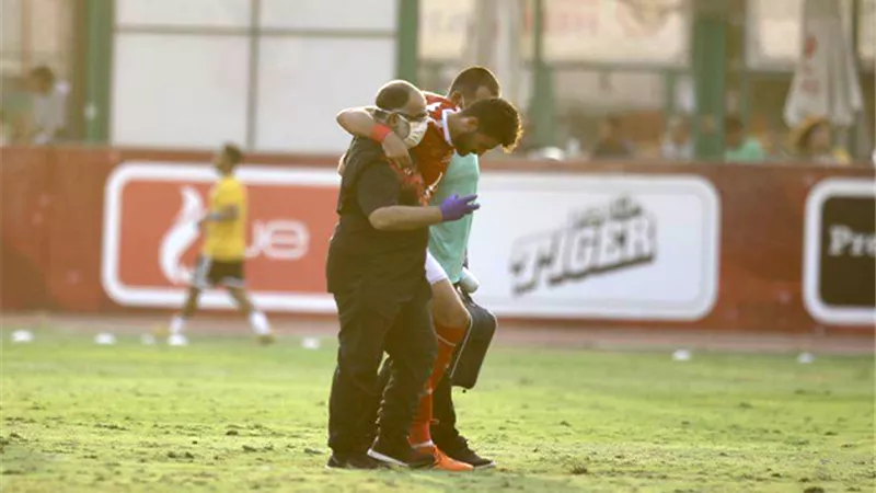 الأهلي يكشف موقف إصابة ياسر إبراهيم خلال ودية الجونة