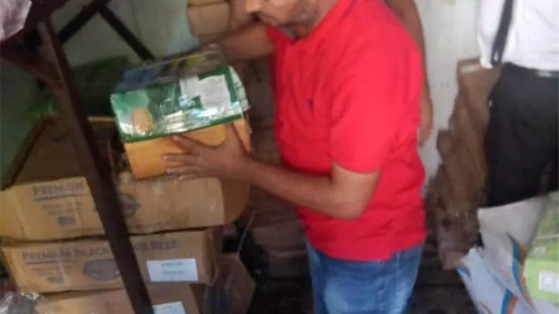 اعدام 60 كيلو أغذيه مجمده ببنى سويف
