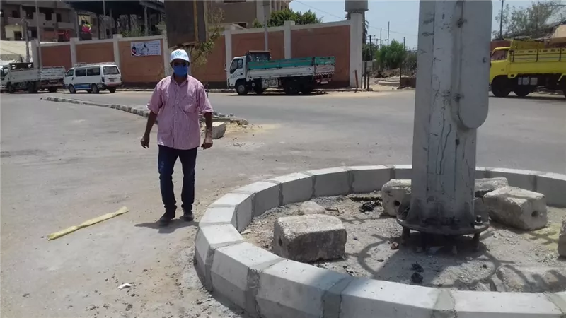 إنشاء ميدان بمنطقة شرق السكة الحديد بالأقصر