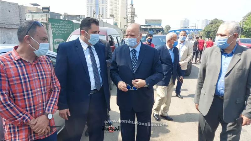 محافظ القاهرة يزور الحديقة الدولية وكورنيش النيل للتأكد من تطبيق الإجراءات الاحترازية
