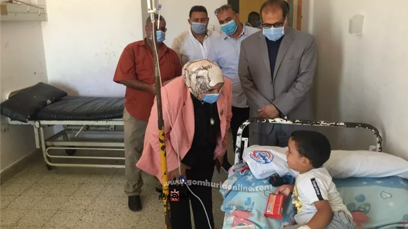 تطوير اقسام الاطفال الباطنة والرمد بالمستشفي الجامعي بالاسماعيلية