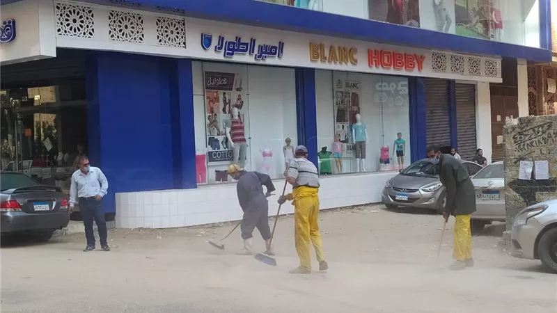 تكثيف حملات النظافة بمدينة الزقازيق والوحدات المحلية فى ثالث أيام العيد