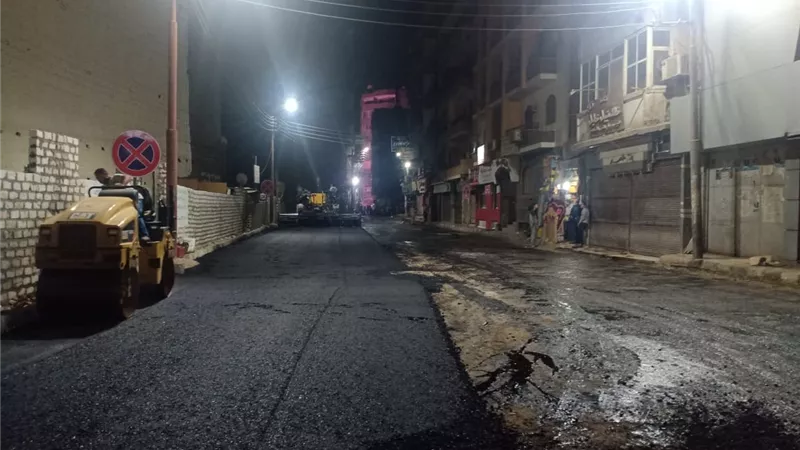 محافظ أسيوط: رصف شارع بين الجنانين بحي غرب والمدخل الجنوبي بحي شرق