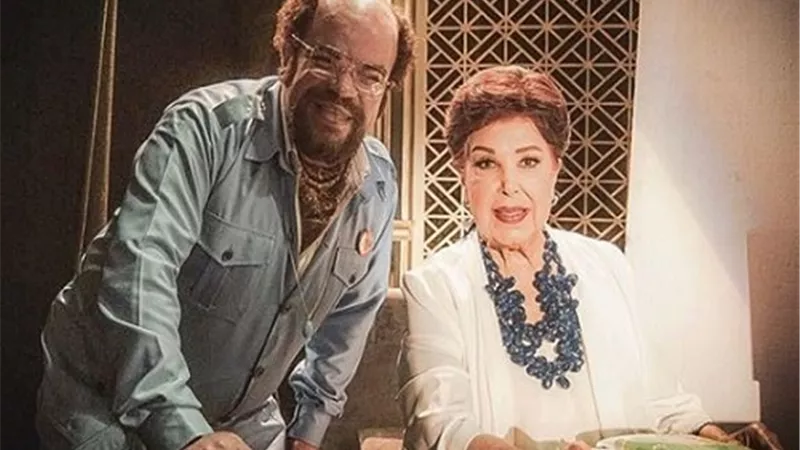 شاهد.. آخر ظهور للفنانة رجاء الجداوي مع نجم مسرح مصر