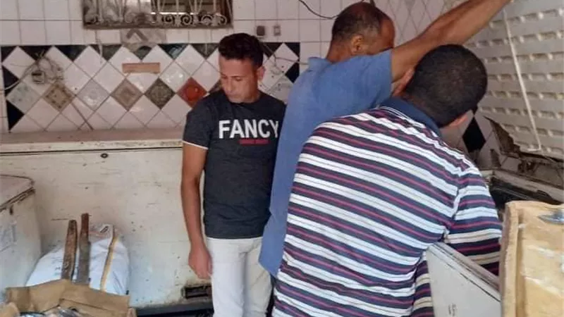 حمله صحيه على أسواق ببا