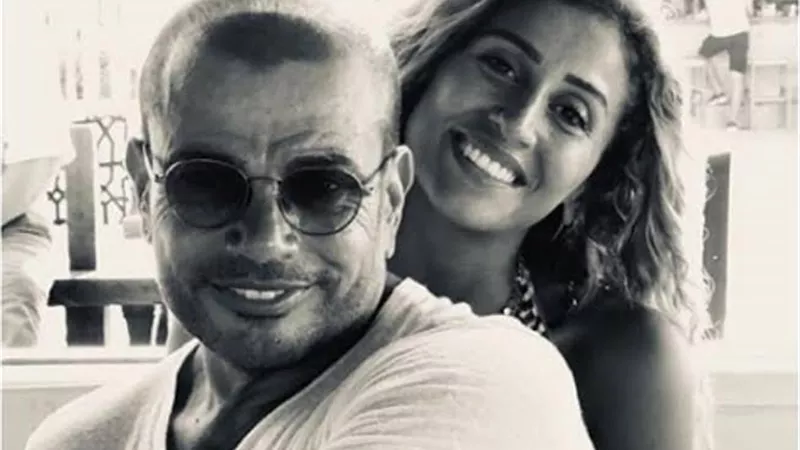 الهضبه عمرو دياب يعتذر للمستشار تركي آل الشيخ بسبب دينا الشربينى