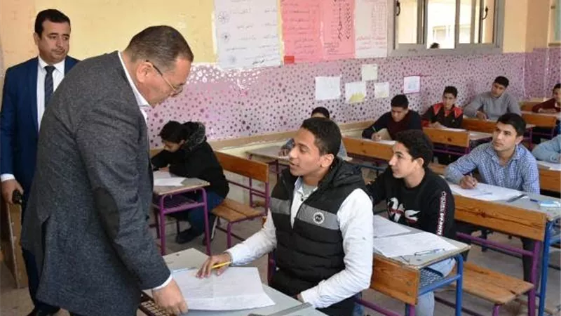 لاشكوى من امتحان اللغة العربية باعدادية بالشرقية