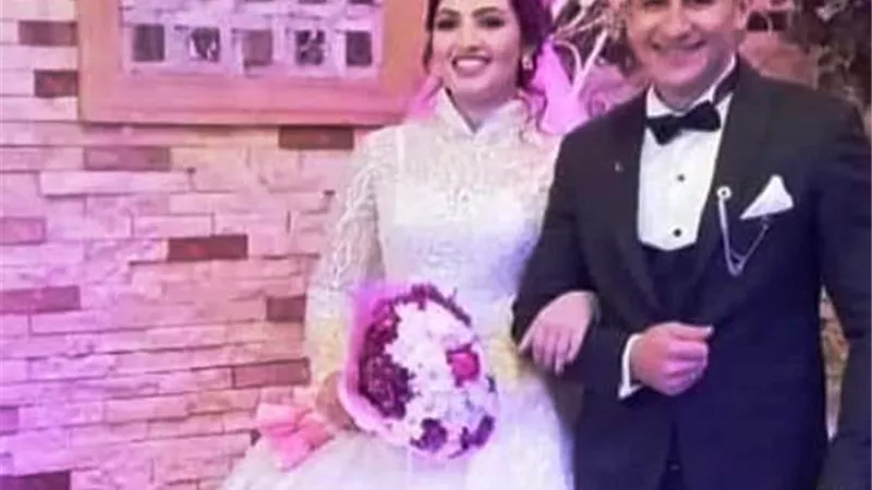قرية سنتماى دقهلية تتشح بالسواد وتشيع العروسين الى مثواهما الاخير