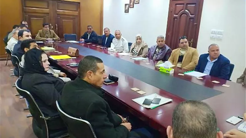 امانة عمال مستقبل وطن تزور الحزب ببنى سويف