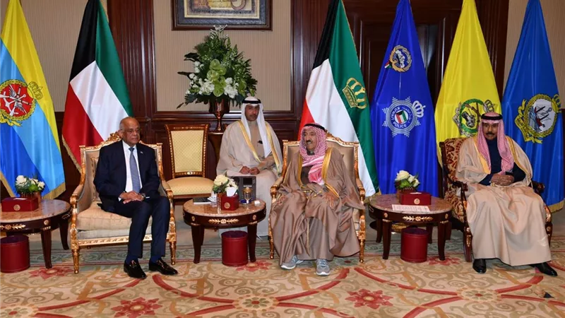 أميرالكويت وولي العهد يستقبلان عبدالعال ويلتقي مع رئيس مجلس الوزراء