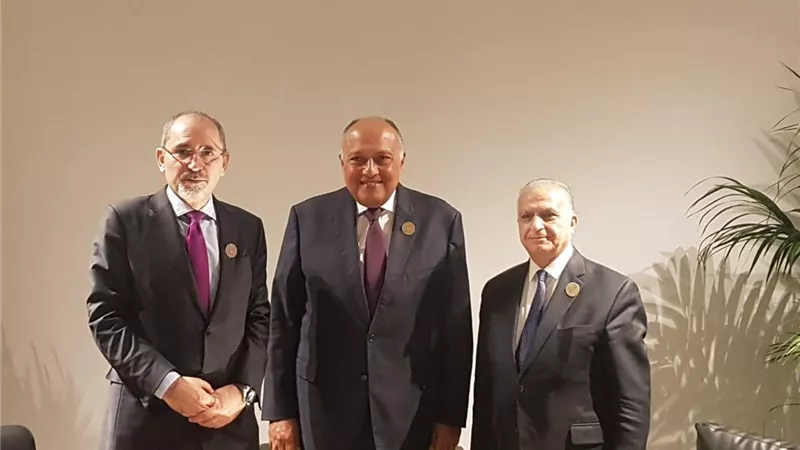 اجتماع ثلاثي مصري أردني عراقي في بيروت