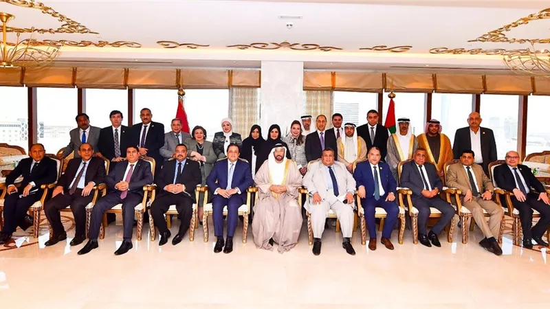 وفد مجلس النواب يلتقي بوزير التنمية المجتمعية الإماراتية