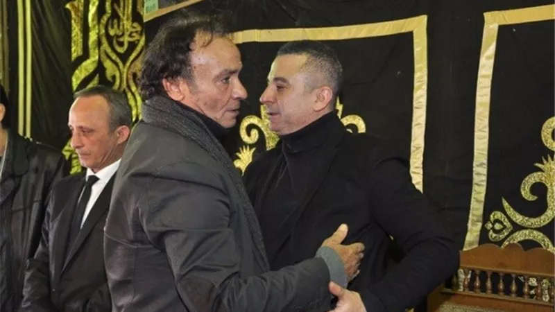 يسرا وكمال ابورية فى مقدمة الحضور لعزاء سعيد عبد الغنى .. صور