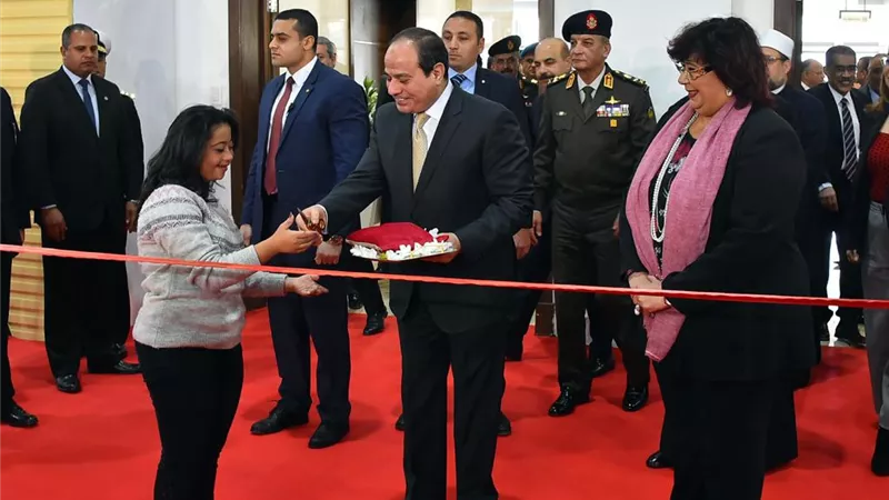 السيسي يفتتح معرض القاهرة الدولى للكتاب بالتجمع الخامس