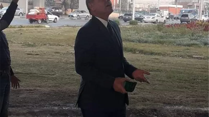 نائب محافظ القاهرة يتفقد كوبرى المطار