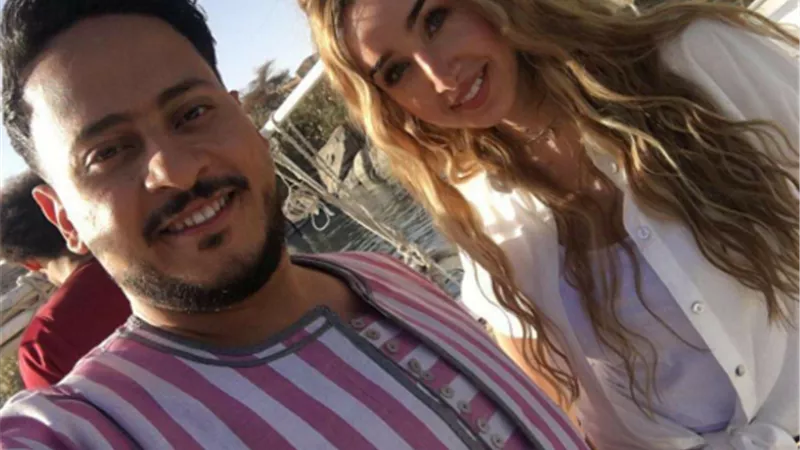 كريم عفيفى مع هنا الزاهد فى صورة تذكارية .. صور