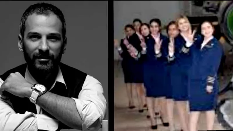 ميشال مقدسي في أول ورشة تجميل لفتيات الضيافة الجوية بالقاهرة