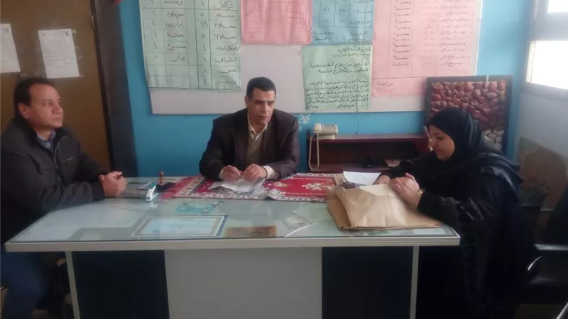مدير تعليم الخانكة يتابع امتحانات الشهادة الإعدادية